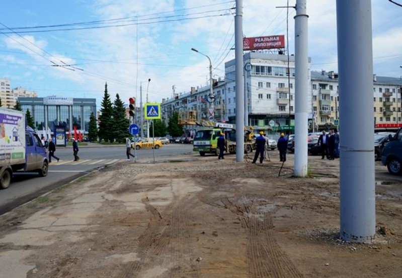 В Костроме продолжают расширение улицы Советской