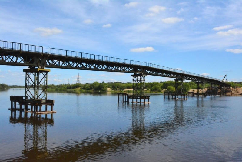 В Макарьевском районе закончили строительство моста через р.Унжа 